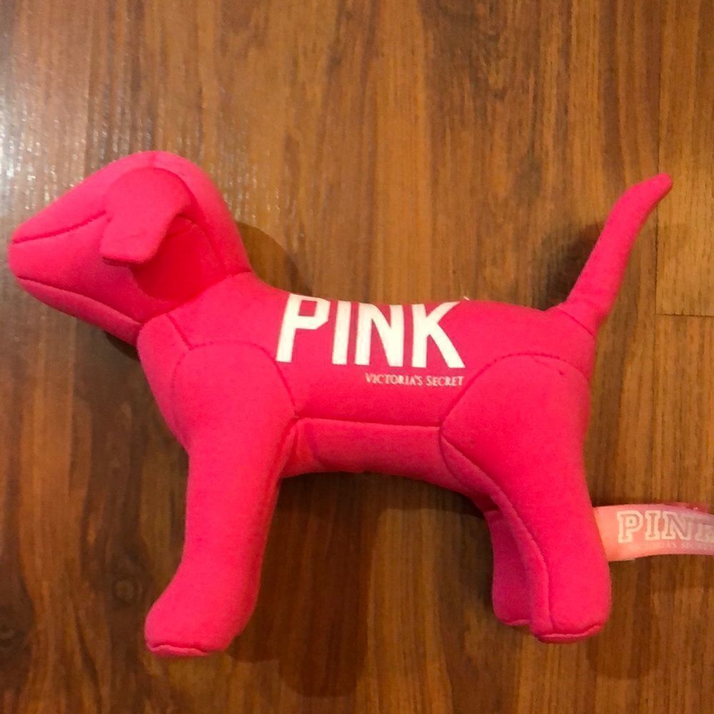 PINK Victoria’s Secret 1986 pink dog stuffed animal